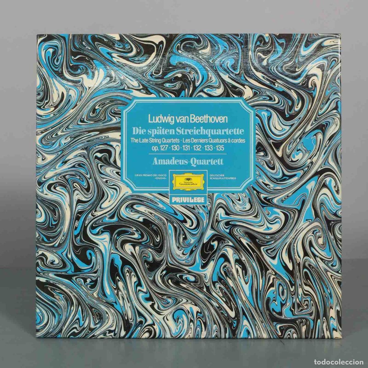 Discos de vinilo: CAJA LP. Ludwig van Beethoven - Die sp&auml;ten Streichquartette - Amadeus-Quartett