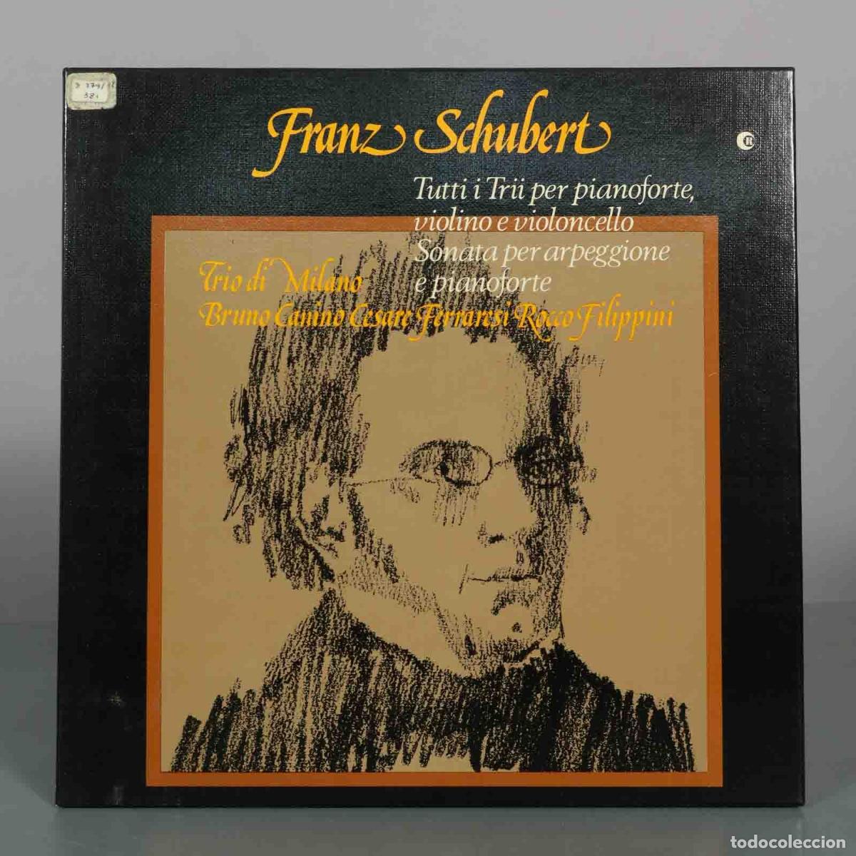 Discos de vinilo: CAJA LP. Tutti I Trii Per Pianoforte, Violino E Violoncello . Sonata Per Arpeggione E Pianoforte -
