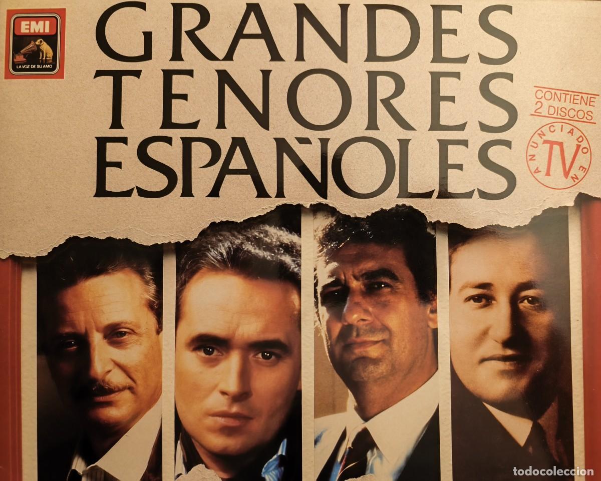 Discos de vinilo: Grandes Tenores Espa&ntilde;oles: Kraus, Domingo, Carreras y Fleta 2 lp&acute;s