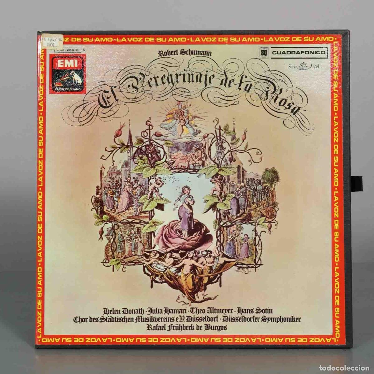 Discos de vinilo: CAJA LP. Der Rose Pilgerfahrt - Robert Schumann, Julia Hamari, Helen Donath, Theo Altmeyer, Hans So