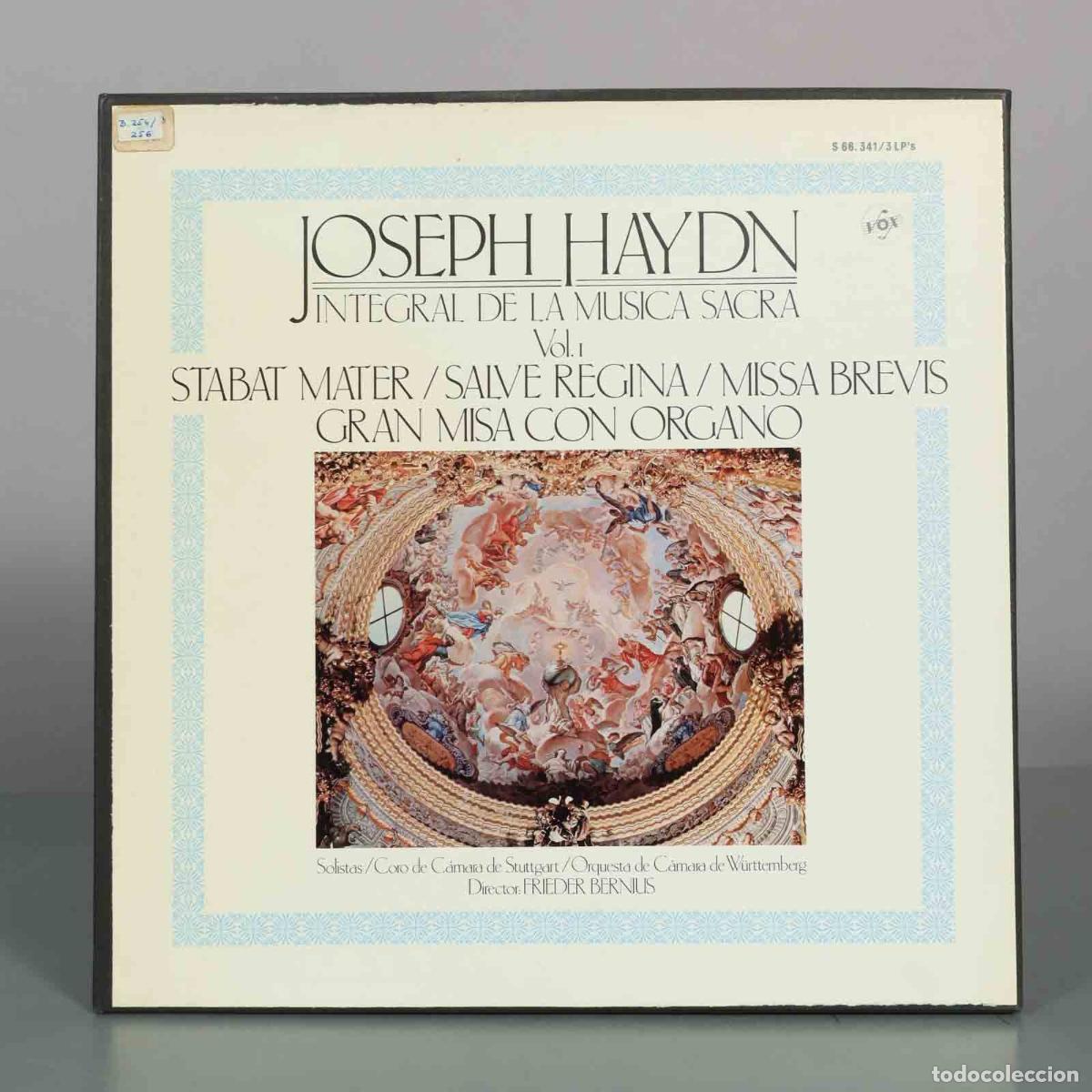 Discos de vinilo: CAJA LP. Joseph Haydn - Integral de la m&uacute;sica sacra Vol. 1 - Frieder Bernius, Kammerchor Stuttgart,
