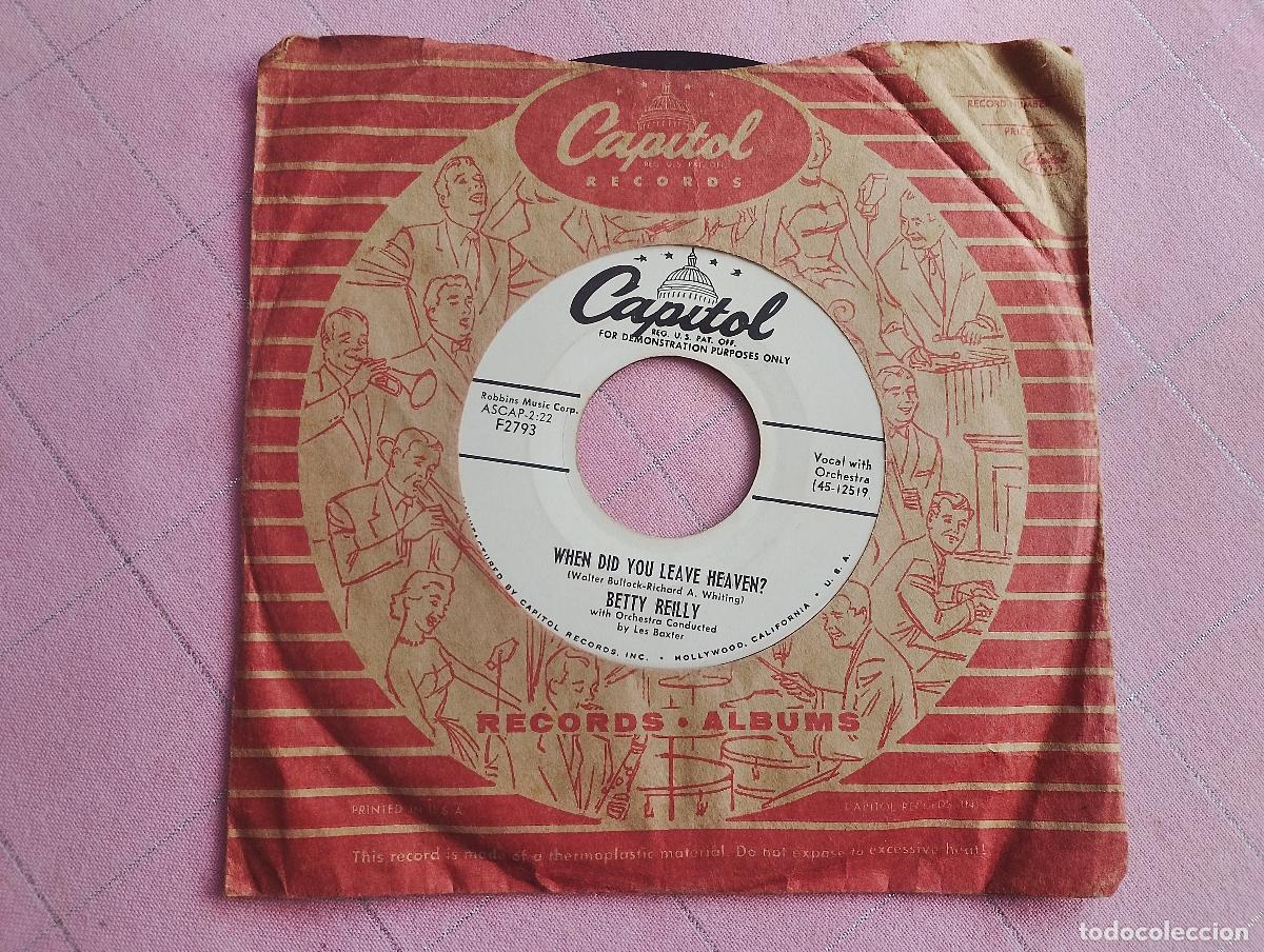 Discos de vinilo: Besame Mucho (Kiss Me Much) Betty Reilly, latin