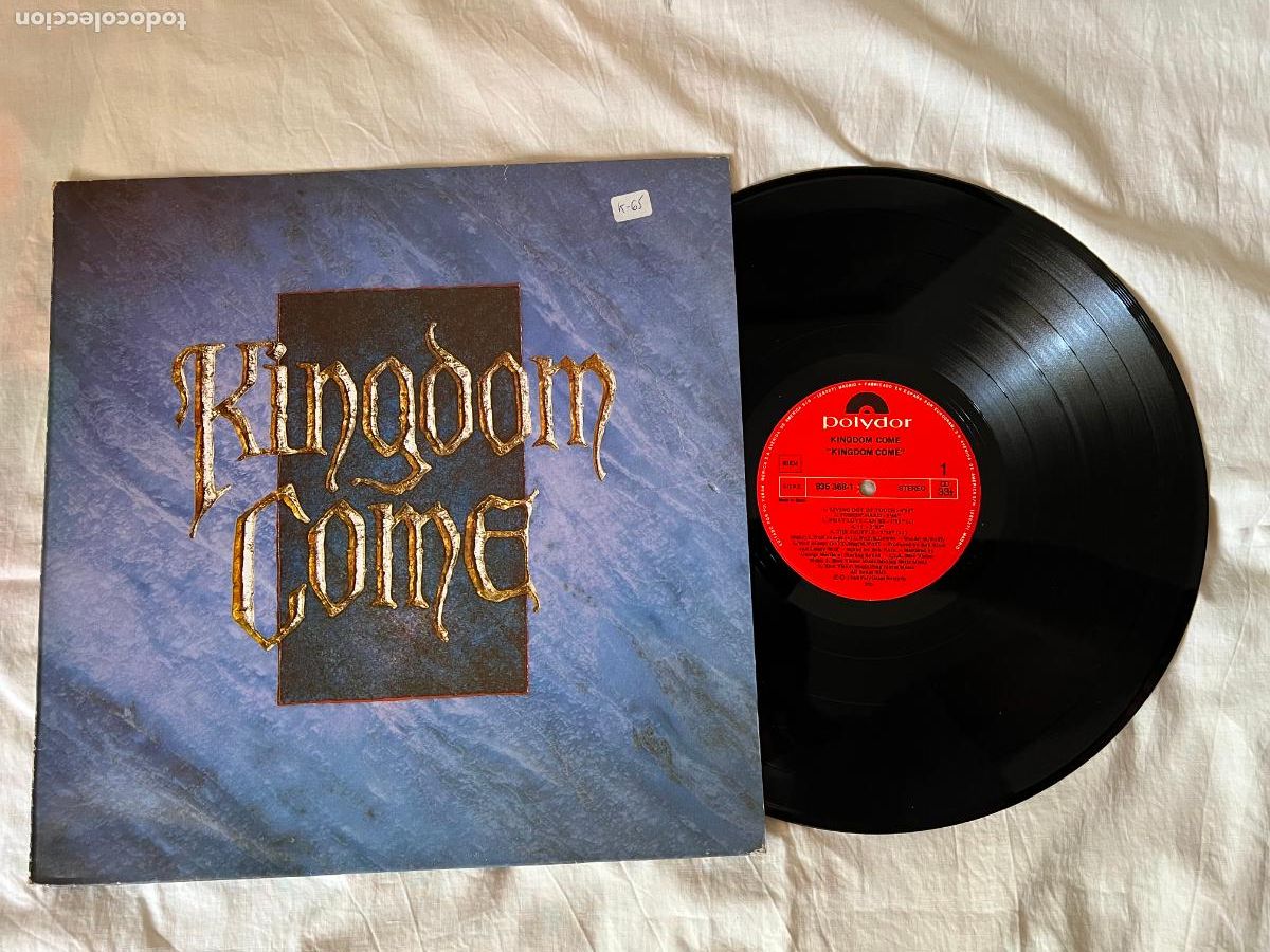 Discos de vinilo: LP &rdquo; Kingdom Come &rdquo;. Primera Edici&oacute;n Espa&ntilde;ola. 1988. Polydor R&eacute;cords, Heavy . Metal