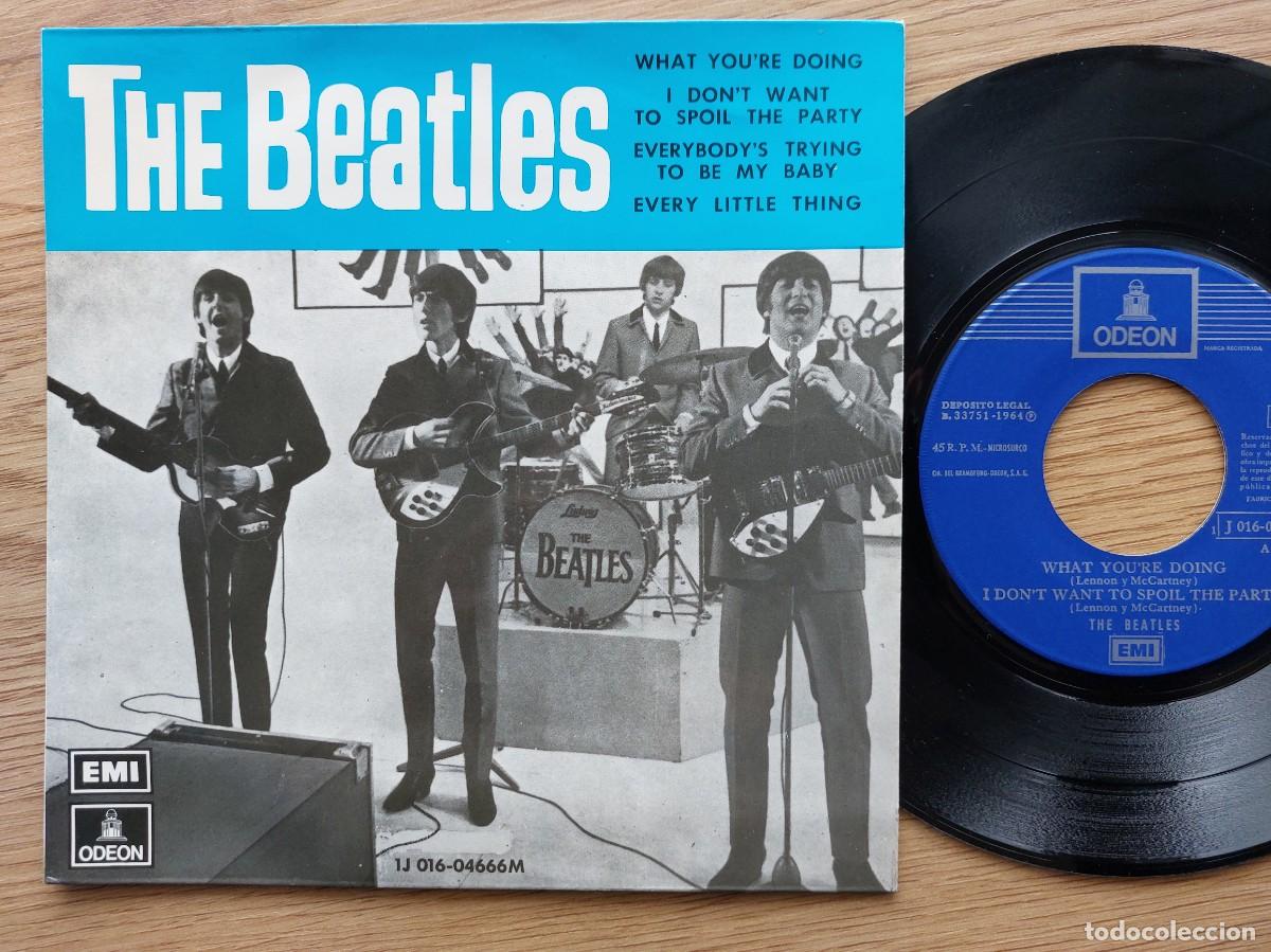 Discos de vinilo: THE BEATLES - EP Spain - MINT - WHAT YOU'RE DOING * &Uacute;NICA Referencia * 1J016-04.666M