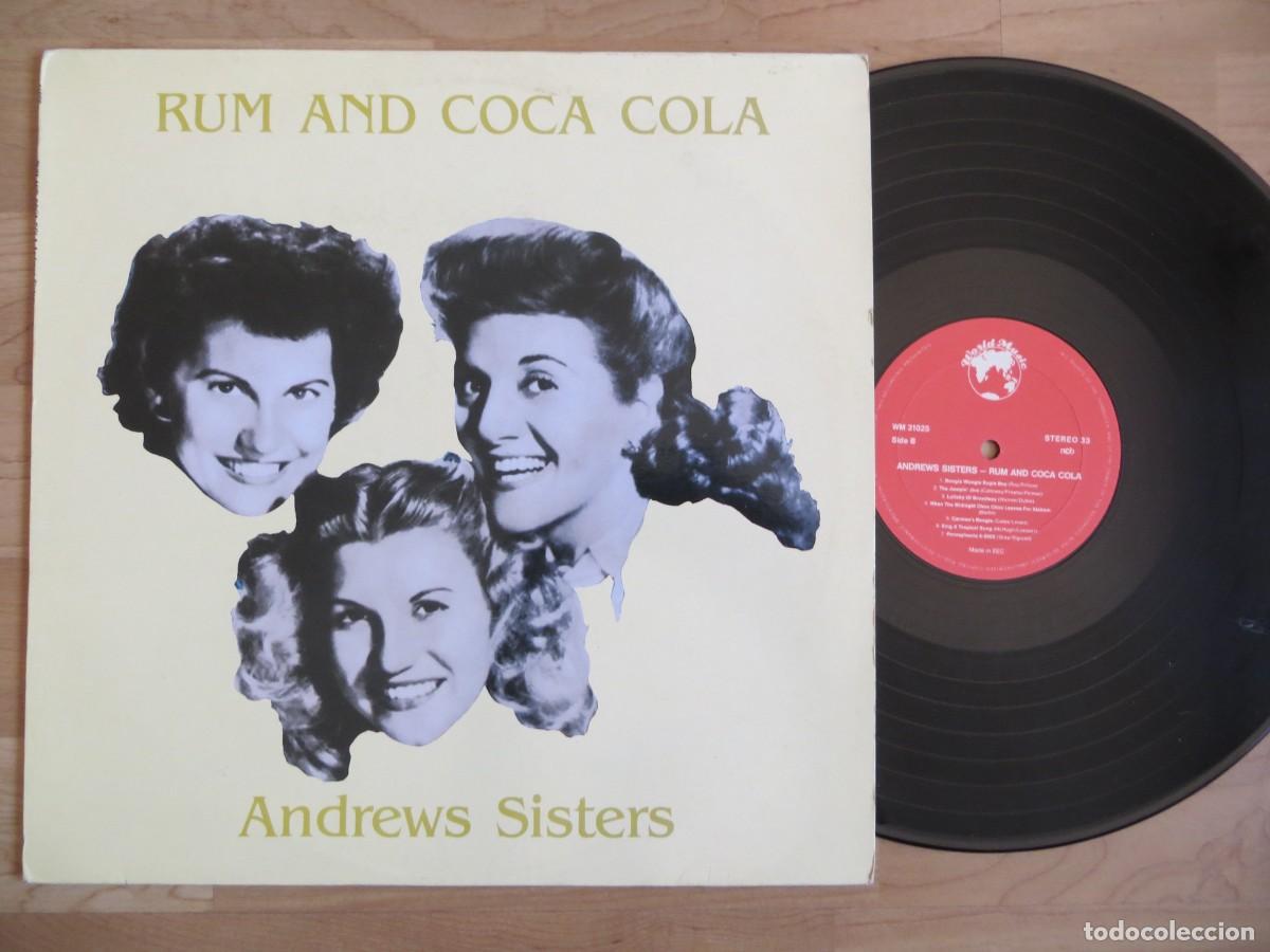 Discos de vinilo: The Andrews Sisters - Rum And Coca Cola (LP, Comp) 1985 DENMARK