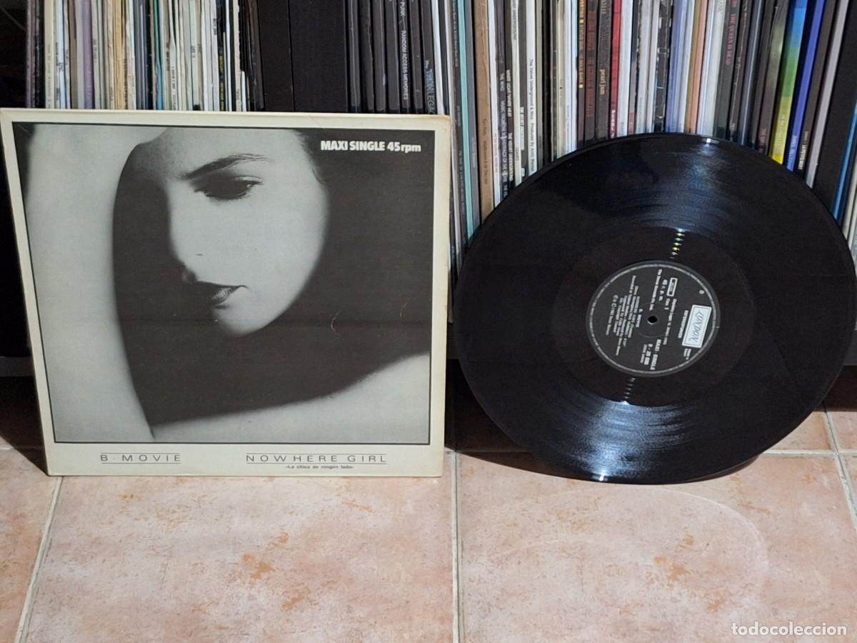 Discos de vinilo: B. Movie &lrm;&ndash; Nowhere Girl = La Chica De Ningun Lado MAXI London Records &lrm;&ndash; 9-29006 ESPA&Ntilde;A