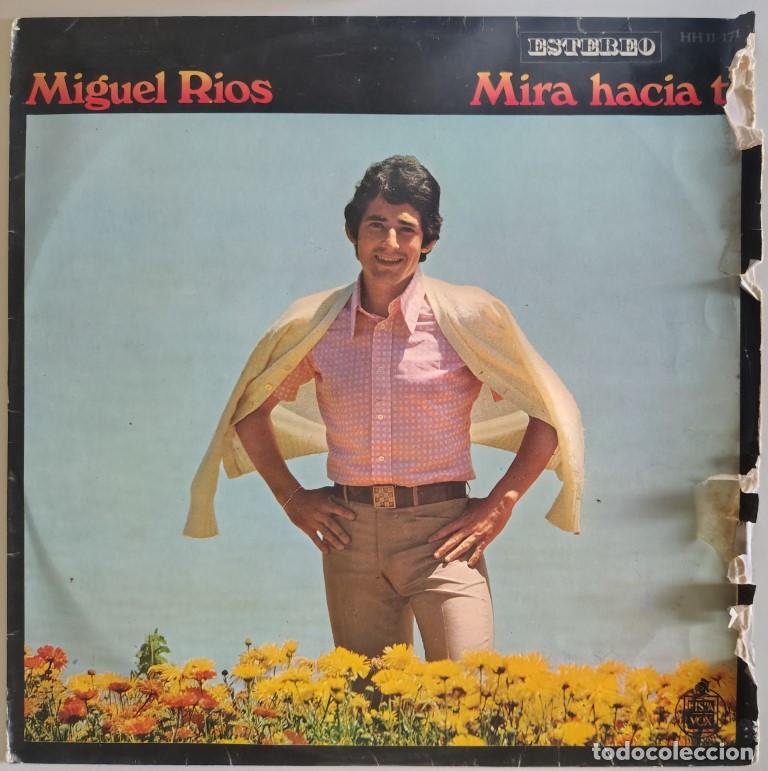 Discos de vinilo: Miguel R&iacute;os. Mira hacia ti. Hispavox, Spain 1969 primer LP original HH (S) 11-171 primera edici&oacute;n