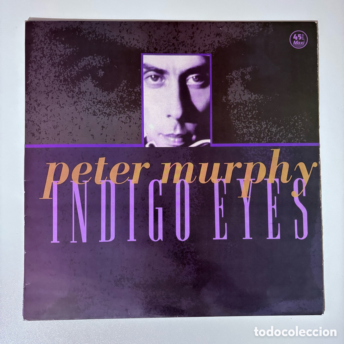 Discos de vinilo: maxi 12'' Peter Murphy &ndash; Indigo Eyes edicion espa&ntilde;ola de 1988