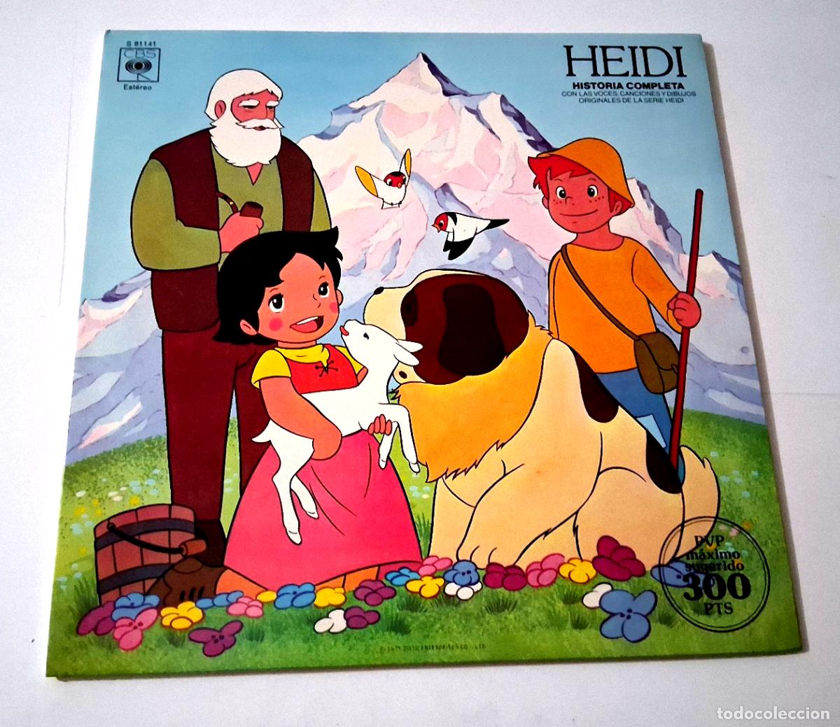 Discos de vinilo: LP &rdquo;HEIDI HISTORIA COMPLETA&rdquo; LP VINYL 12&rdquo; VG/MBE EX/EX GATEFOLD SERIE VOCES ORIG