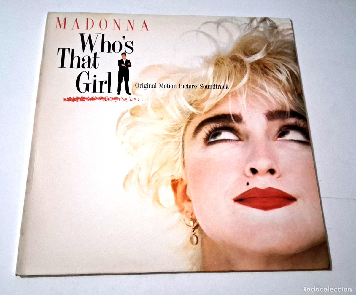 Discos de vinilo: MADONNA &rdquo; WHO'S THAT GIRL&rdquo; LP VINYL 12&rdquo; VG/MBE VG/MBE ORIGINAL SOUNDTRACK