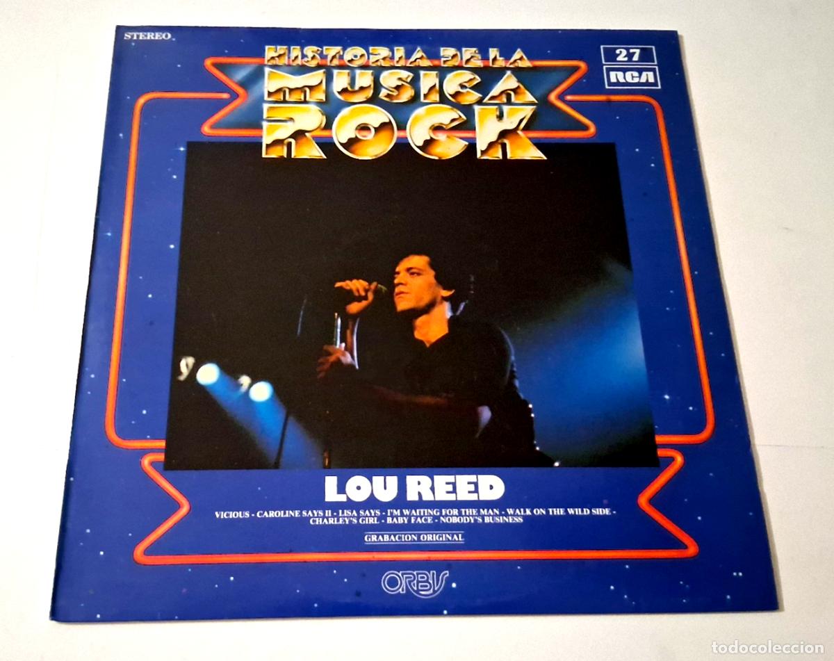Discos de vinilo: LOU REED &rdquo;HISTORIA DE LA MUSICA ROCK&rdquo; LP VINYL 12&rdquo; VG/MBE VG/MBE