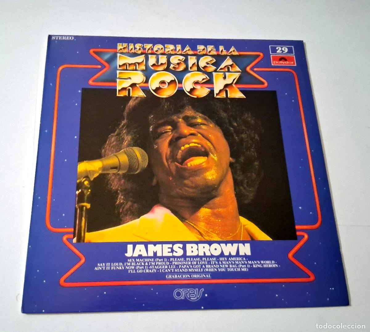 Discos de vinilo: JAMES BROWN &rdquo;HISTORIA DE LA MUSICA ROCK&rdquo; LP VINYL 12&rdquo; VG/MBE VG/MBE