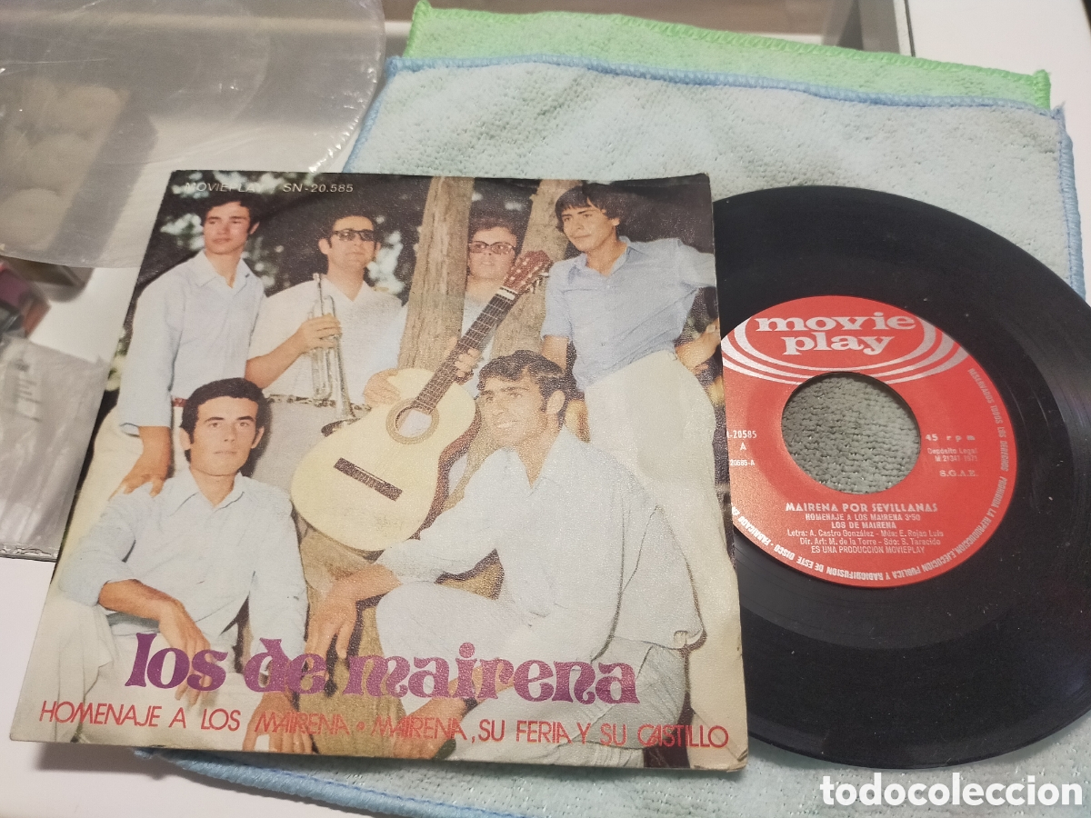 Discos de vinilo: Los de Mairena single homenaje a los Mairena 1971