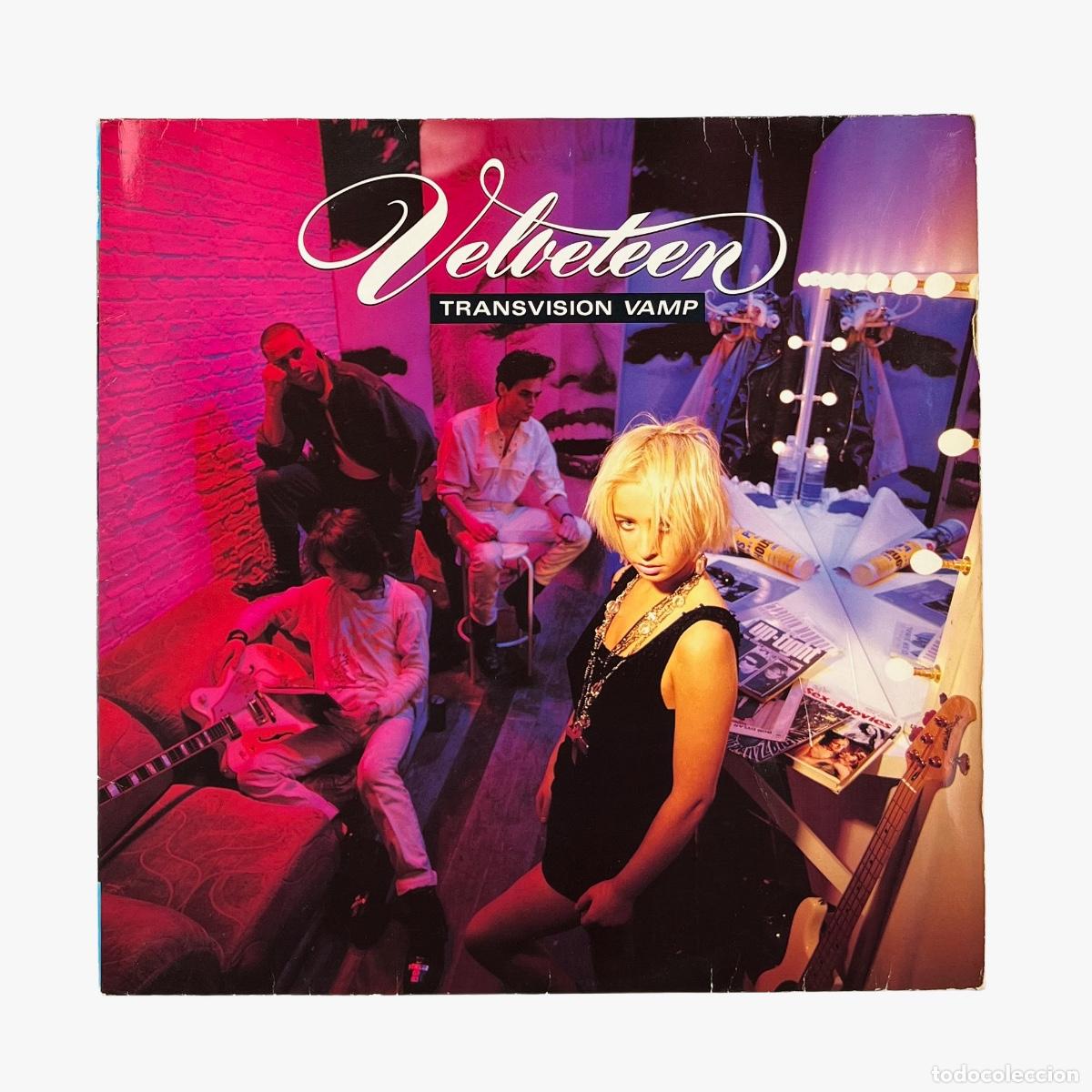 Discos de vinilo: LP. Transvision Vamp. Velveteen (VG/VG+)