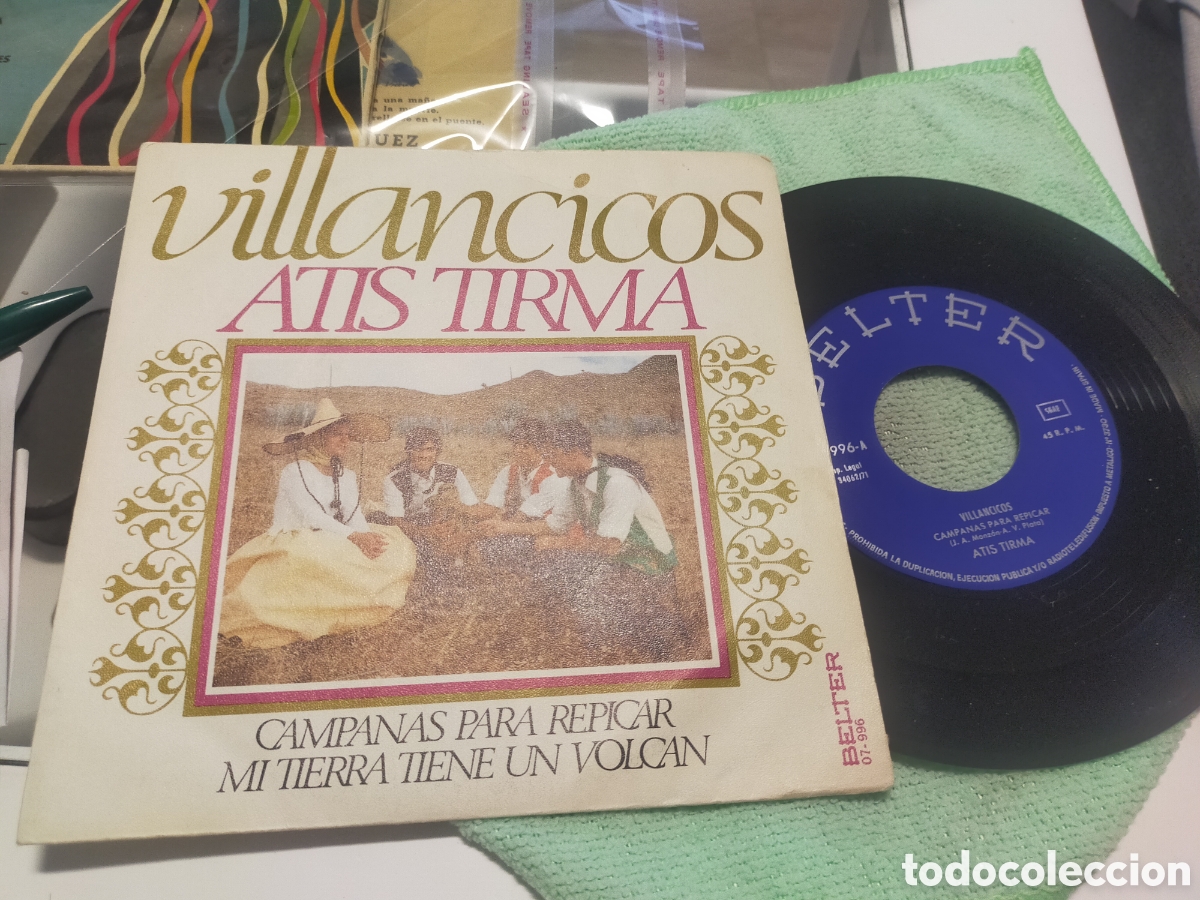 Discos de vinilo: Atis tirma single villancicos campanas para repicar 1971