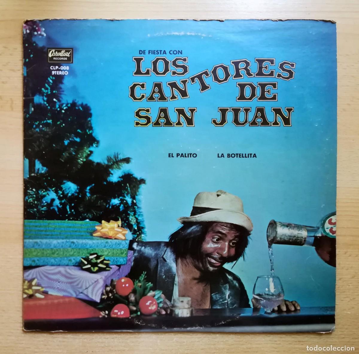 Discos de vinilo: LP De fiesta con los Cantores de San Juan (El sapo, El palito, La botellita, Llega la Navidad...)