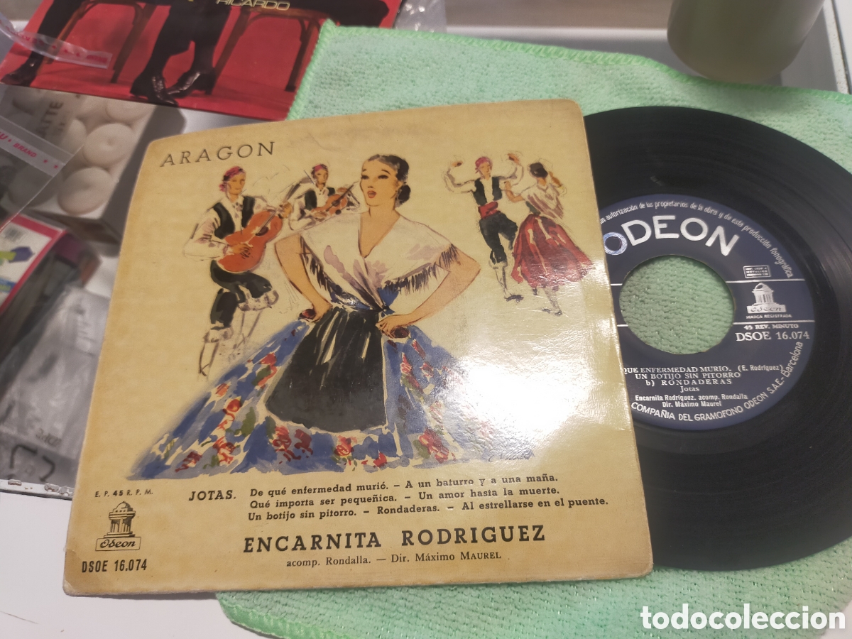 Discos de vinilo: Encarnita Rodr&iacute;guez ep de que enfermedad muri&oacute; 1958
