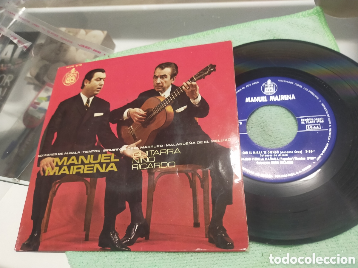 Discos de vinilo: Manuel Mairena ep si con el mirar te ofendo + 3 1968