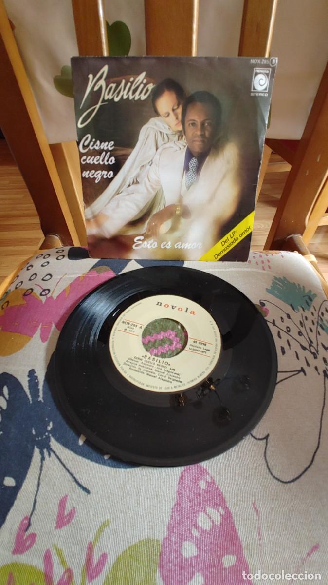 Discos de vinilo: BASILIO-SINGLE CISNE CUELLO NEGRO