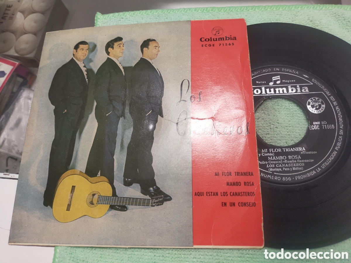 Discos de vinilo: Los canasteros ep mi flor trianera + 3 1961