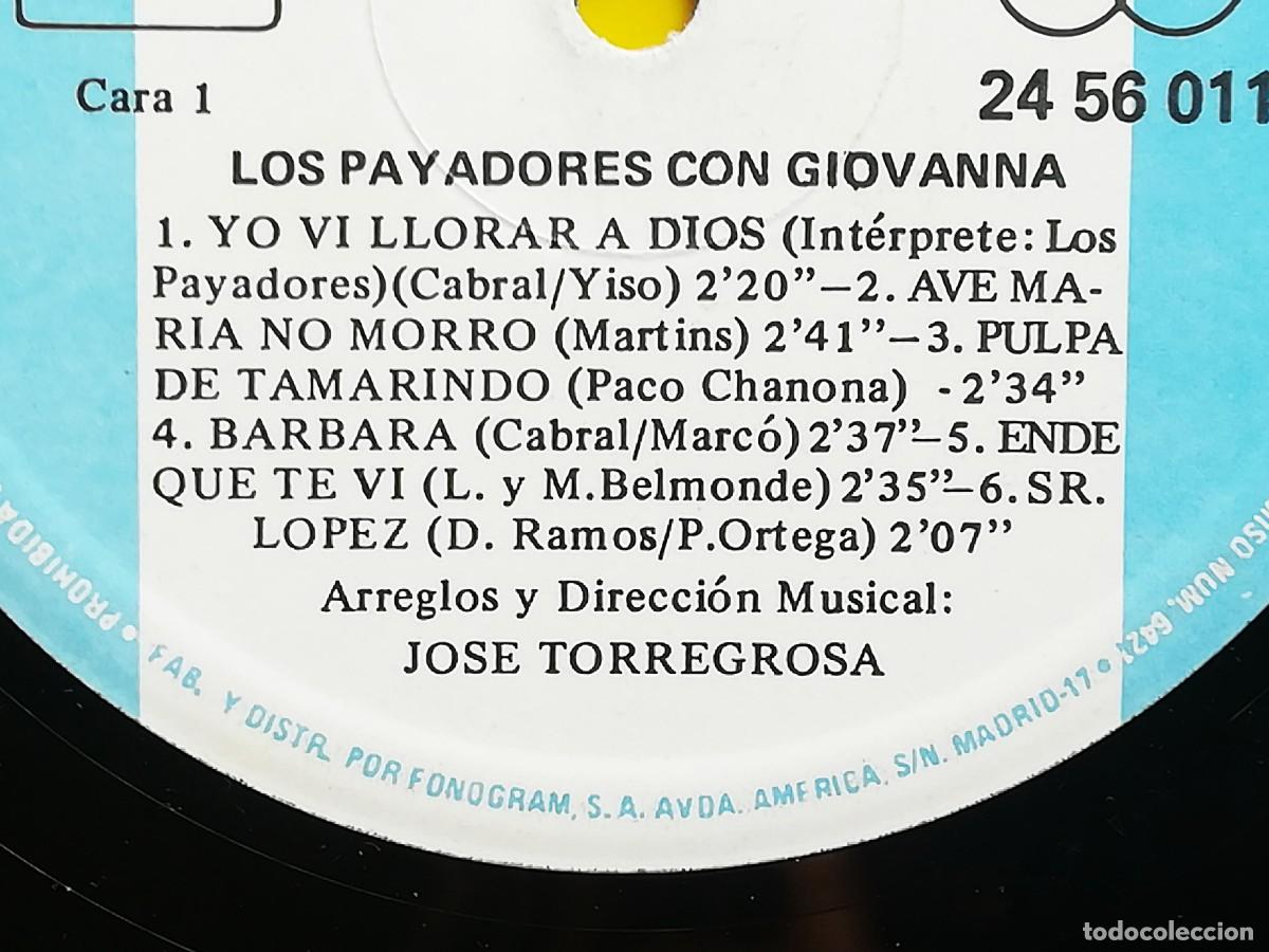 Discos de vinilo: Los payadores con Giovanna - Tip 1971 - Foto 5