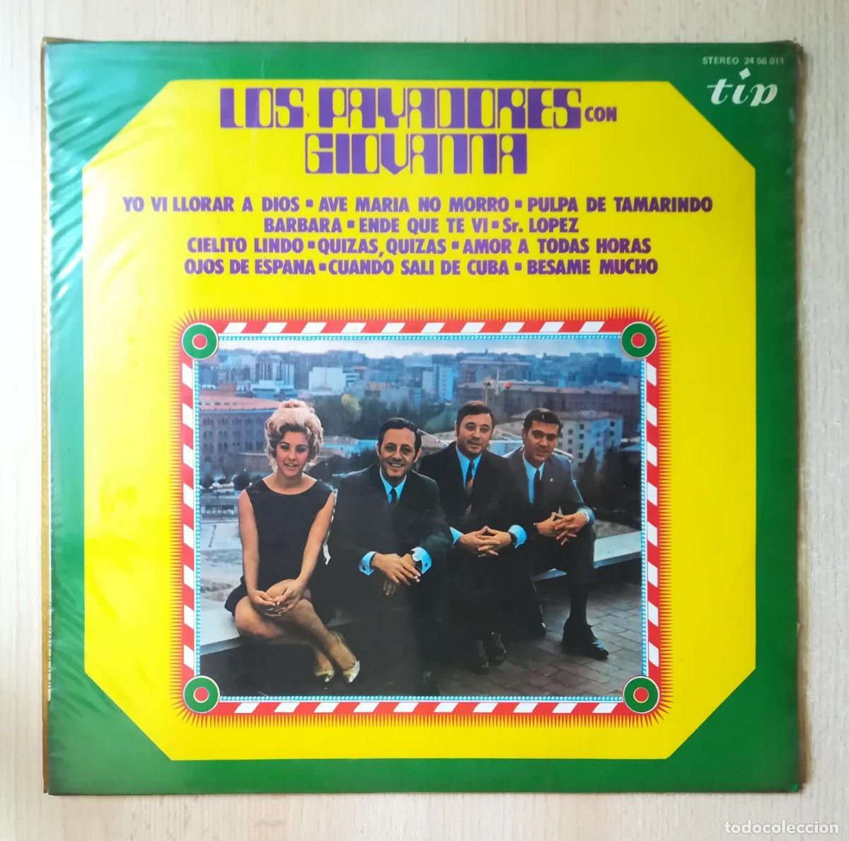 Discos de vinilo: Los payadores con Giovanna - Tip 1971