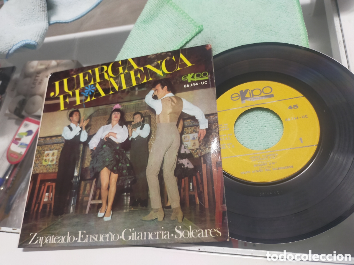 Discos de vinilo: Grupo gitano sacramonte ep juerga flamenca zapateado + 3 1966