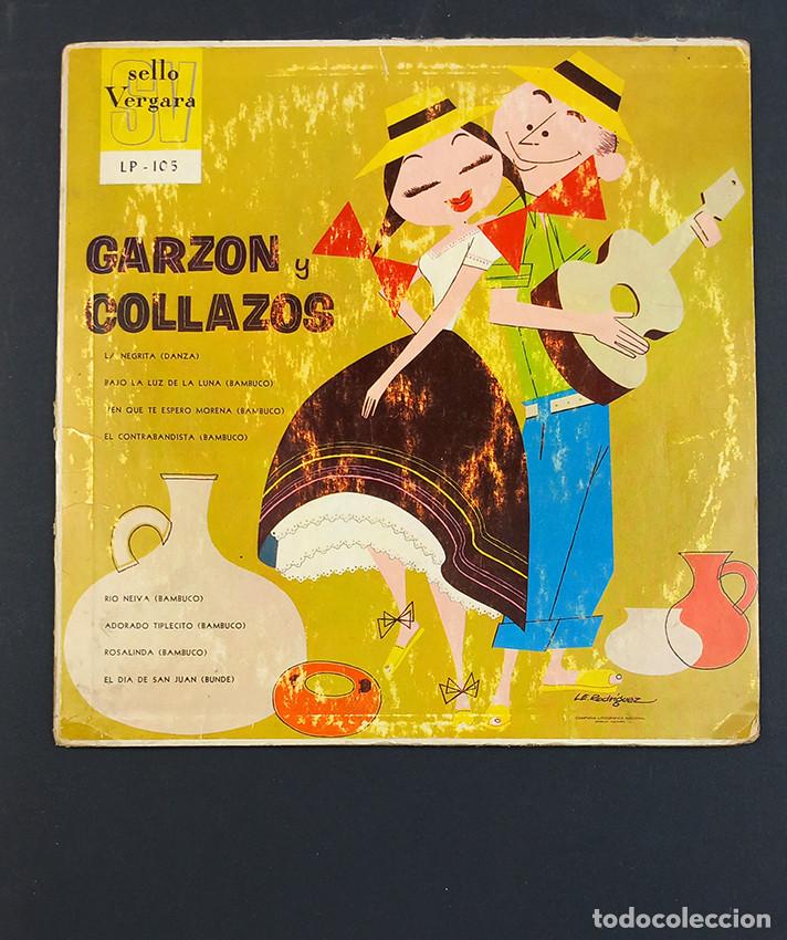 Discos de vinilo: Garz&oacute;n y Collazos. Sello Vergara &ndash; LP &ndash; 105. Colombia. Vinilo 10&rdquo;