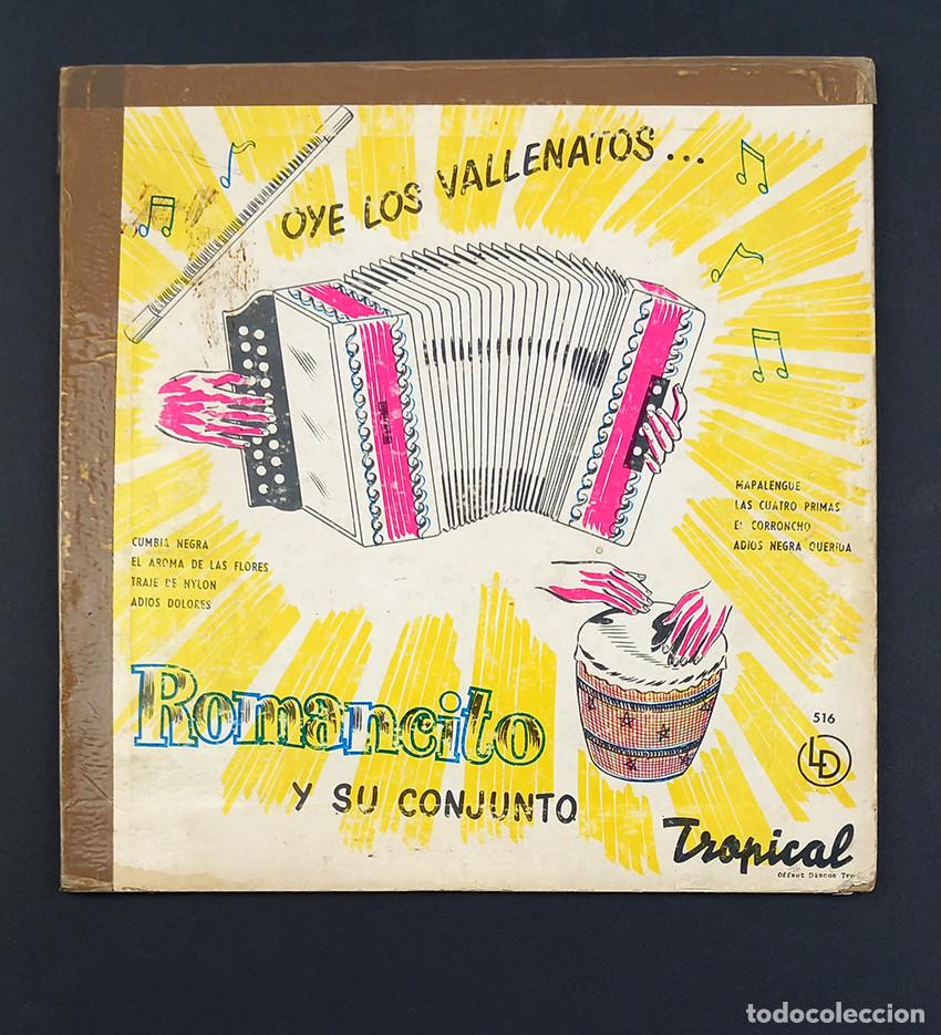 Discos de vinilo: Romancito y su conjunto. Oye los vallenatos&hellip; Tropical LD 516. Colombia