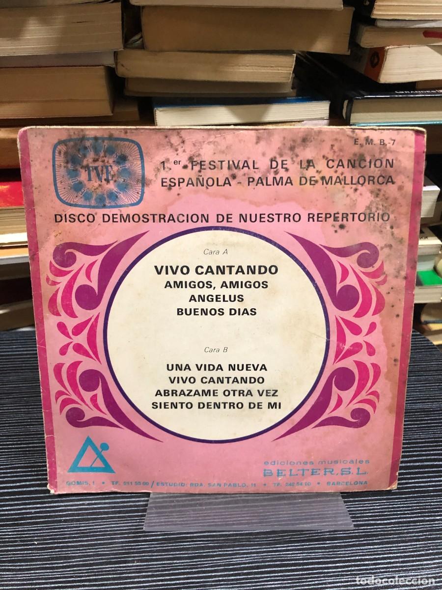 Discos de vinilo: (Belter) 1.er Festival de la Canci&oacute;n Espa&ntilde;ola - Palma de Mallorca (Disco Demostraci&oacute;n)
