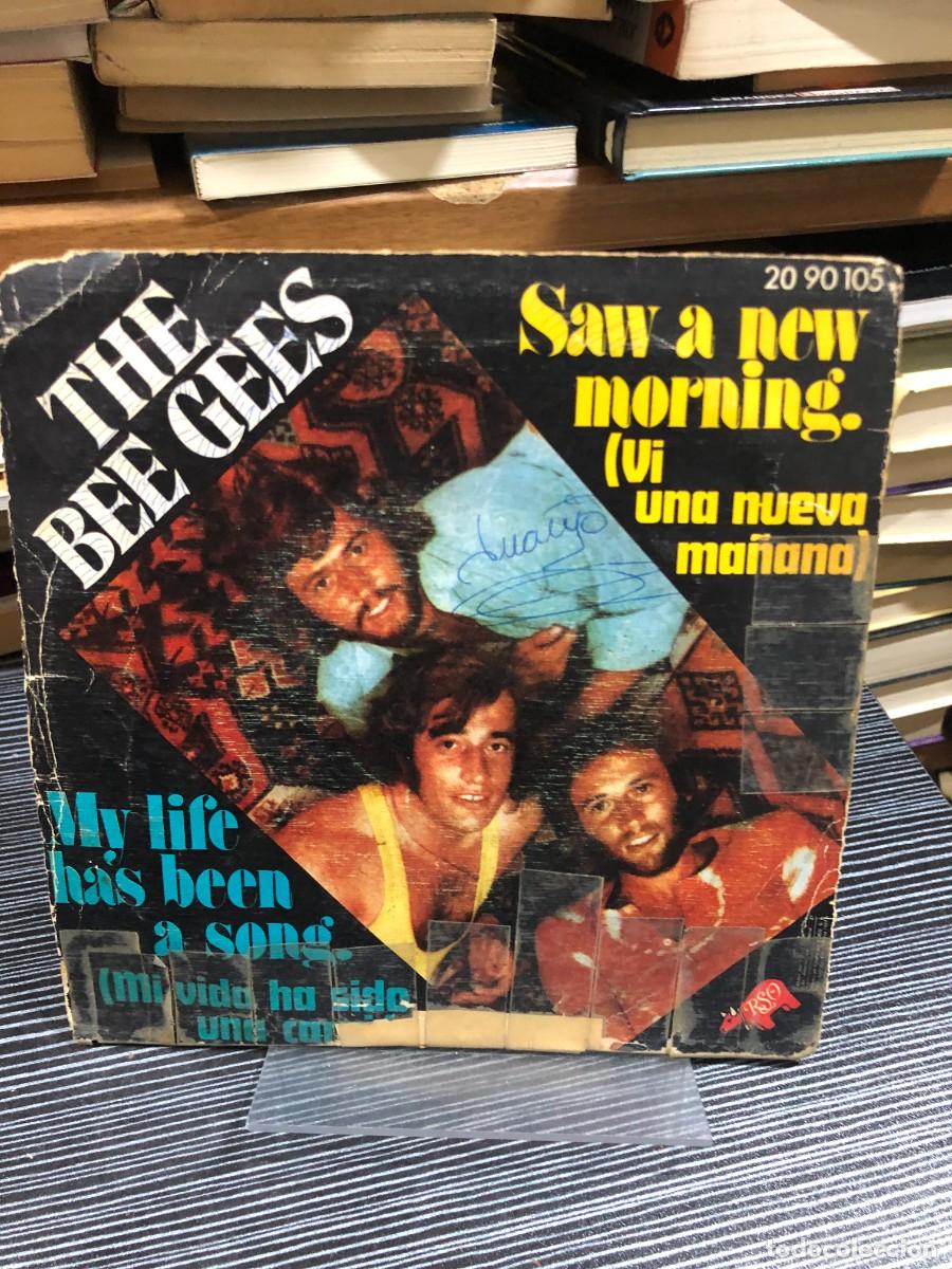 Discos de vinilo: The Bee Gees Saw a new morning (Una nueva ma&ntilde;ana)