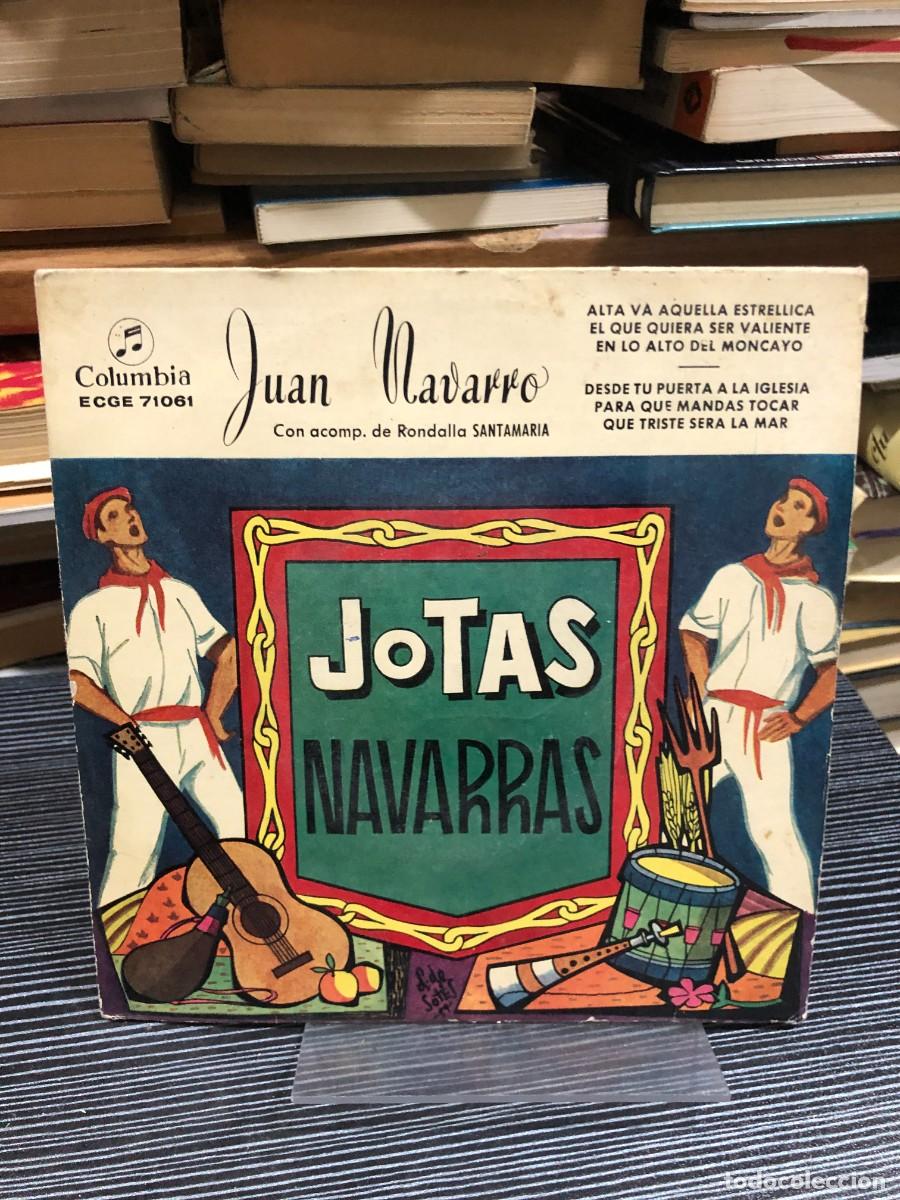 Discos de vinilo: Juan Navarro Jotas Navarras (Acompa&ntilde;amiento de Rondalla Santamar&iacute;a)