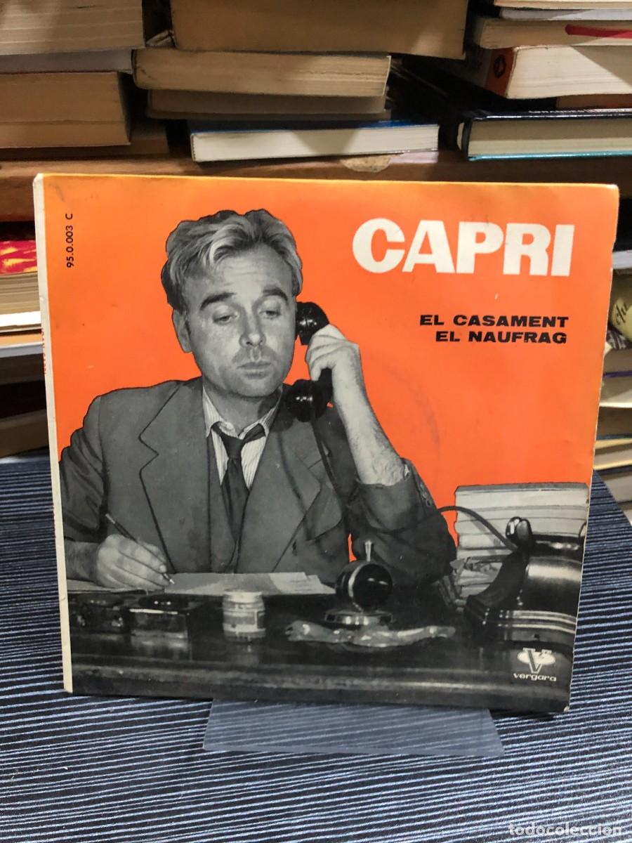 Discos de vinilo: El casament / El naufrag Capri (Joan Capri)