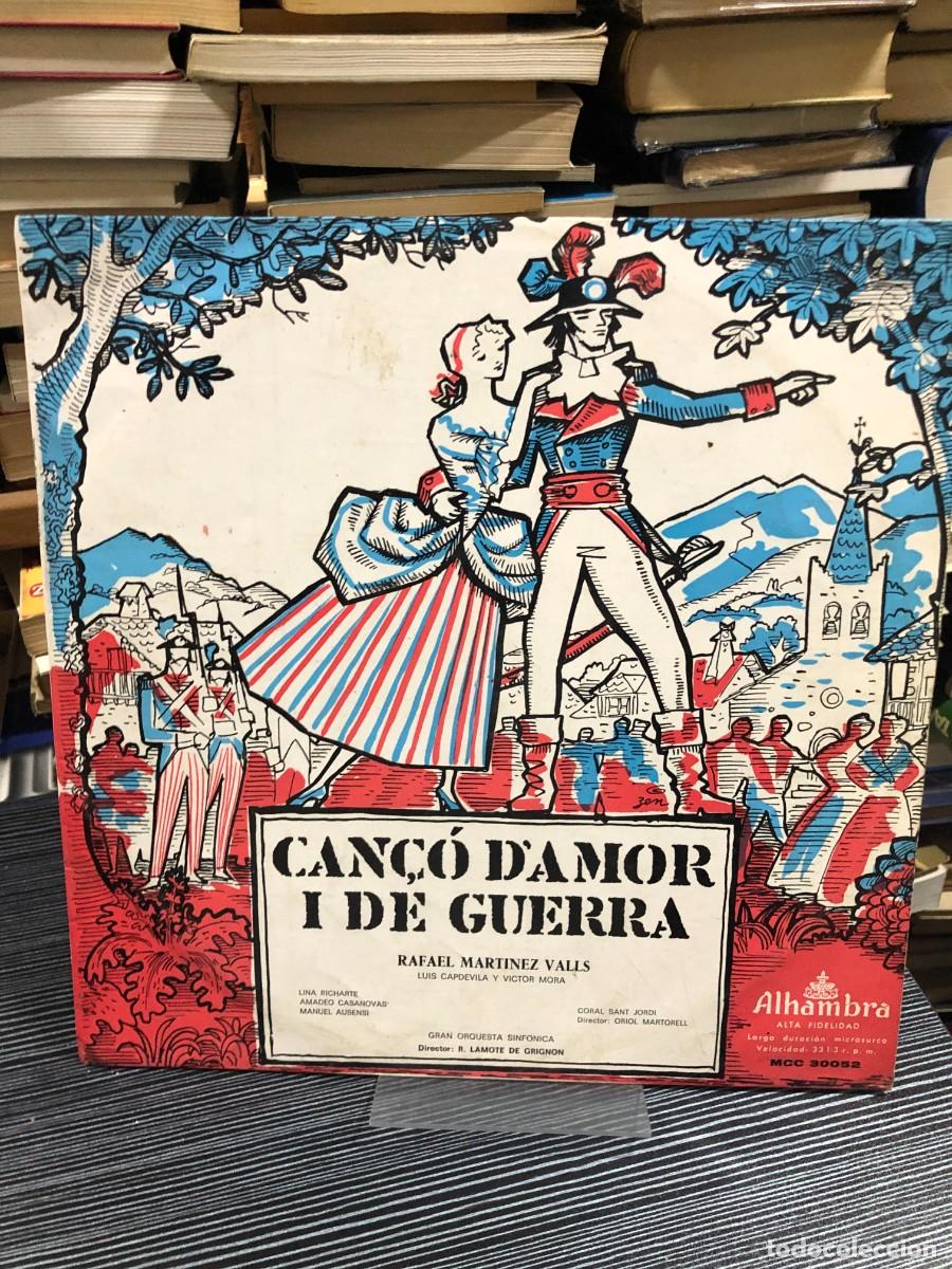 Discos de vinilo: Can&ccedil;&oacute; d'Amor i de Guerra Rafael Mart&iacute;nez Valls