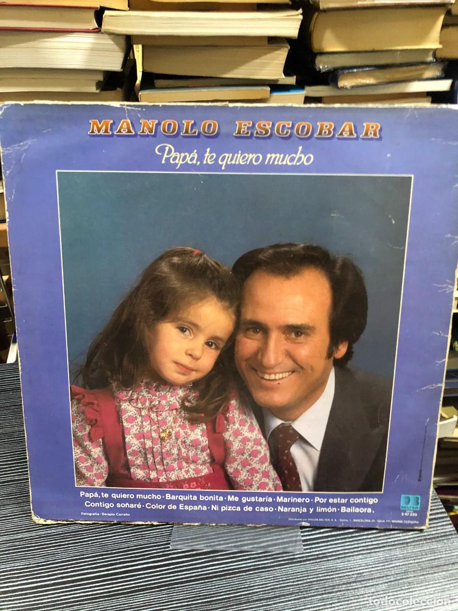 Discos de vinilo: Pap&aacute;, te quiero mucho Manolo Escobar
