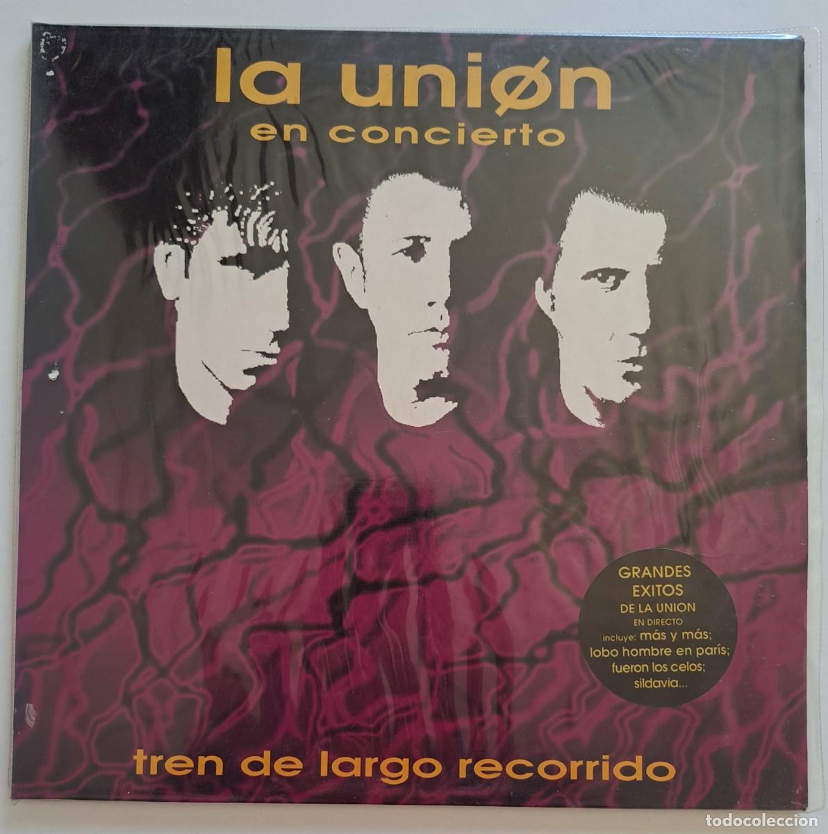 Discos de vinilo: LA UNION - EN CONCIERTO (DOBLE LP), TREN DE LARGO RECORRIDO - WEA &ndash; 9031-77342-1 - SPAIN 1992