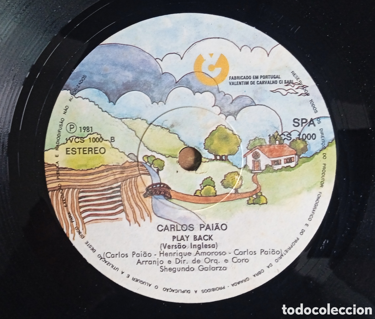 Discos de vinilo: CARLOS PAI&Atilde;O - Play back (1981) disco de vinilo single - Foto 3