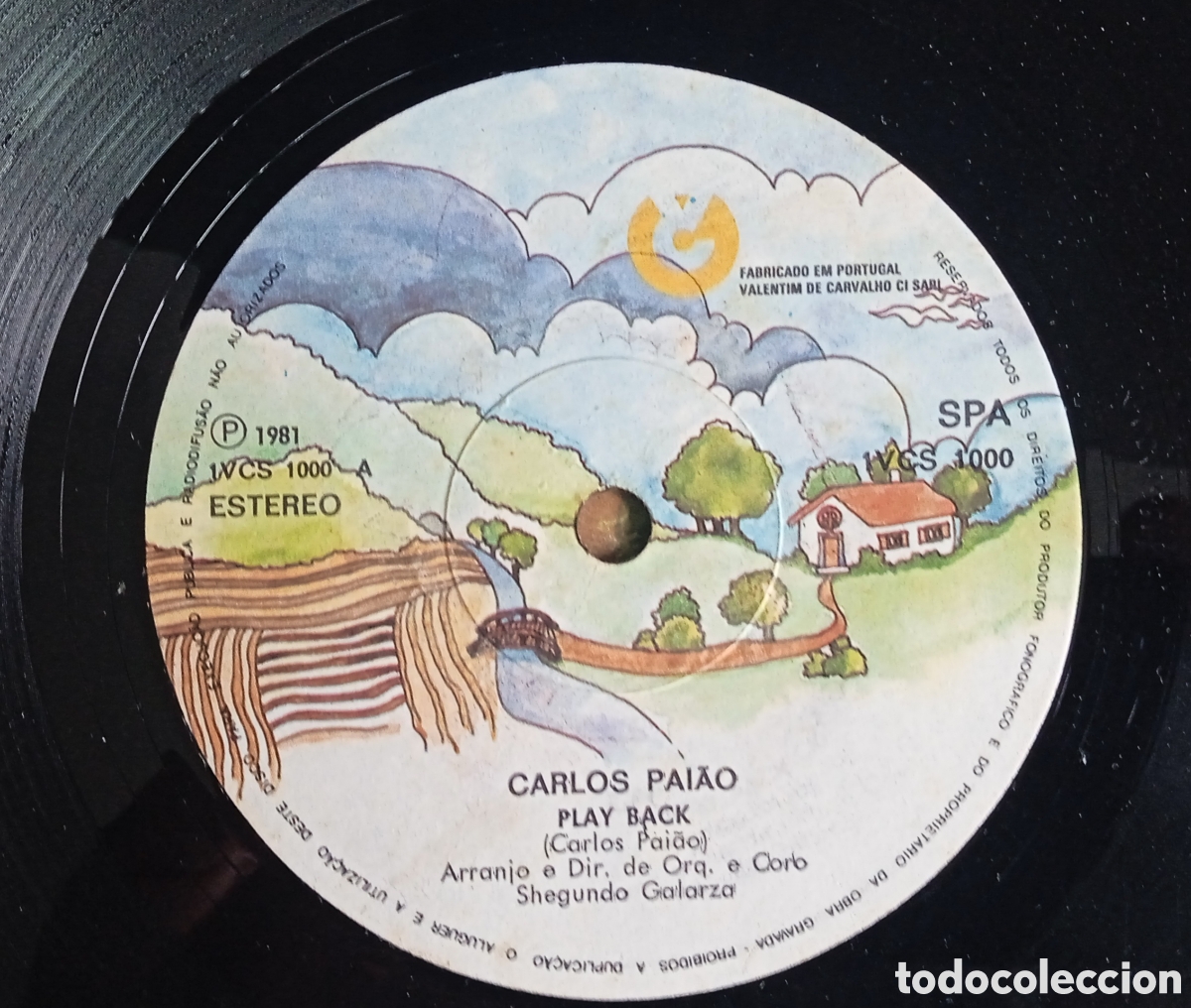 Discos de vinilo: CARLOS PAI&Atilde;O - Play back (1981) disco de vinilo single - Foto 4