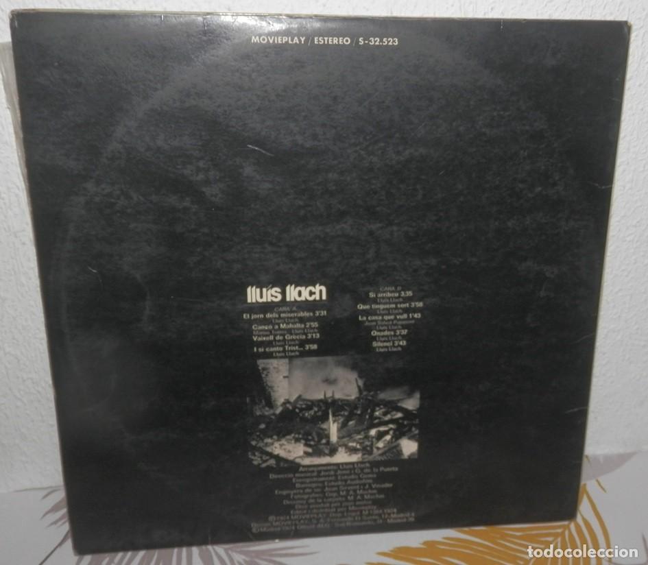 Discos de vinilo: DISCO LP VINILO DE LLUIS LLACH - Foto 2