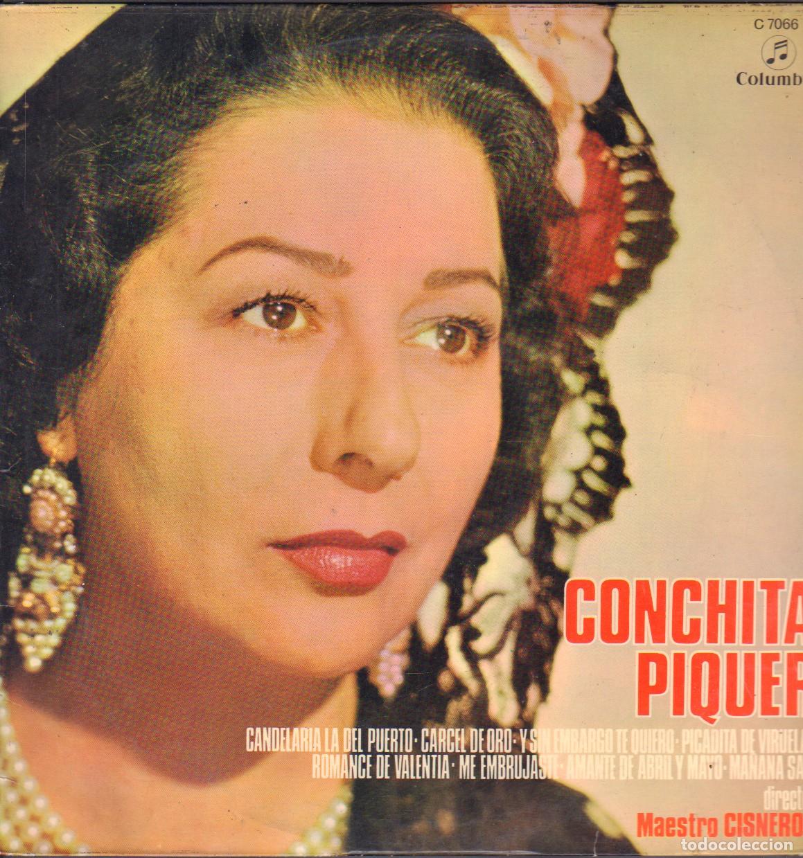 Discos de vinilo: CONCHITA PIQUER - CANDELARIA LA DEL PUERTO, ROMANCE DE VALENTIA.../ LP COLUMBIA 1970 RF-26219
