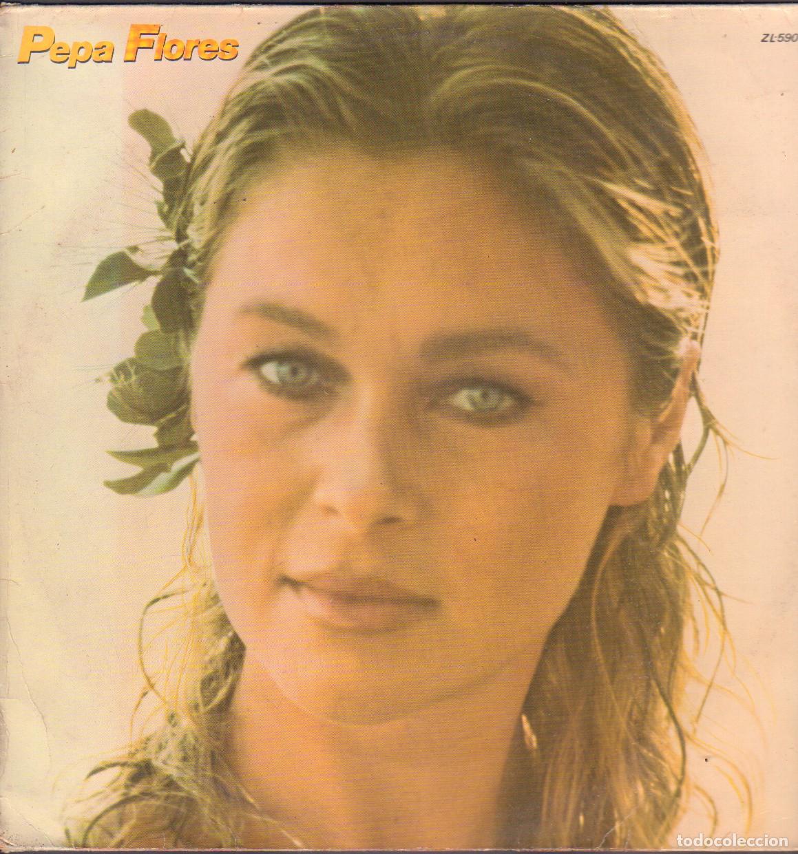 Discos de vinilo: PEPA FLORES - UNA MUJER ENAMORADA, TARDE O TEMPRANO, ROTA.../ LP ZAFIRO 1983 RF-26229