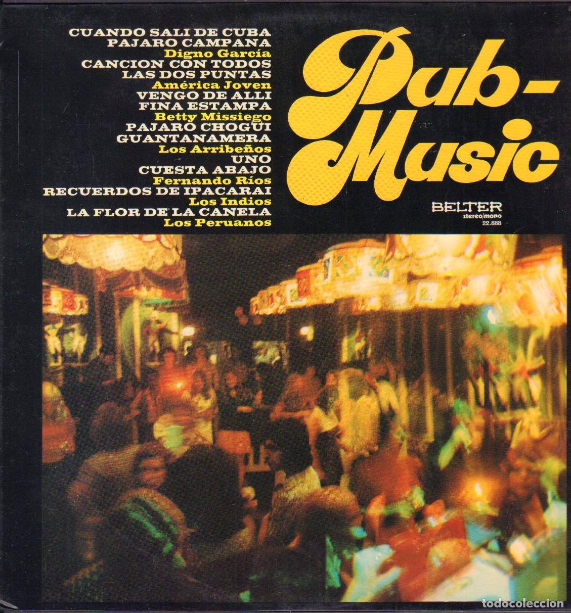 Discos de vinilo: PUB-MUSIC - DIGNO GARCIA, BETTY MISSIEGO, LOS ARRIBE&Ntilde;OS, LOS PERUANOS.../ LP BELTER 1974 RF-26233