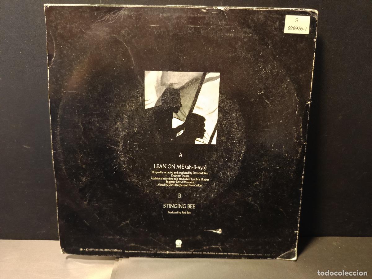 Discos de vinilo: RED BOX LEAN ON ME SINGLE 1985 PEPETO - Foto 2