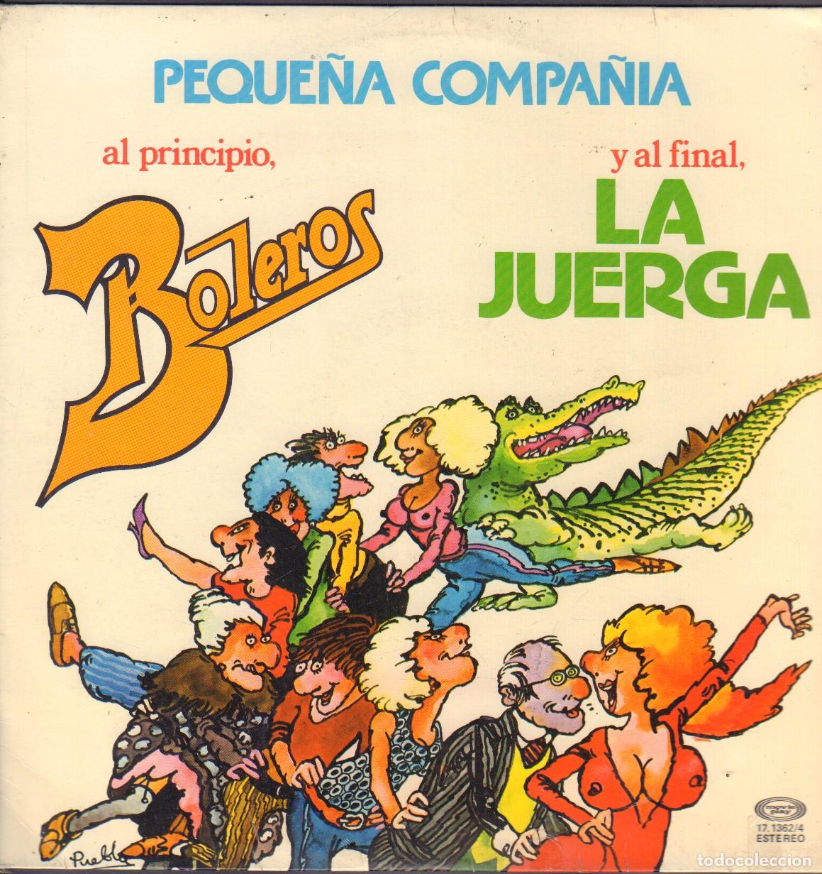 Discos de vinilo: PEQUE&Ntilde;A COMPA&Ntilde;IA - BOLEROS / EL RELOJ, PERFIDIA, AMAPOLA.../ LP MOVIEPLAY 1978 RF-26244