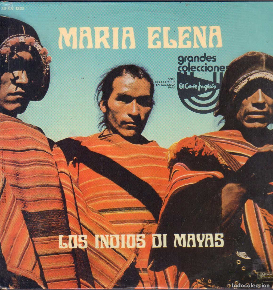 Discos de vinilo: LOS INDIOS DI MAYAS - MARIA ELENA / MARTA, ALWAYS IN MY HEART, TERNURA../ LP MUSIDISC 1976 RF-26245