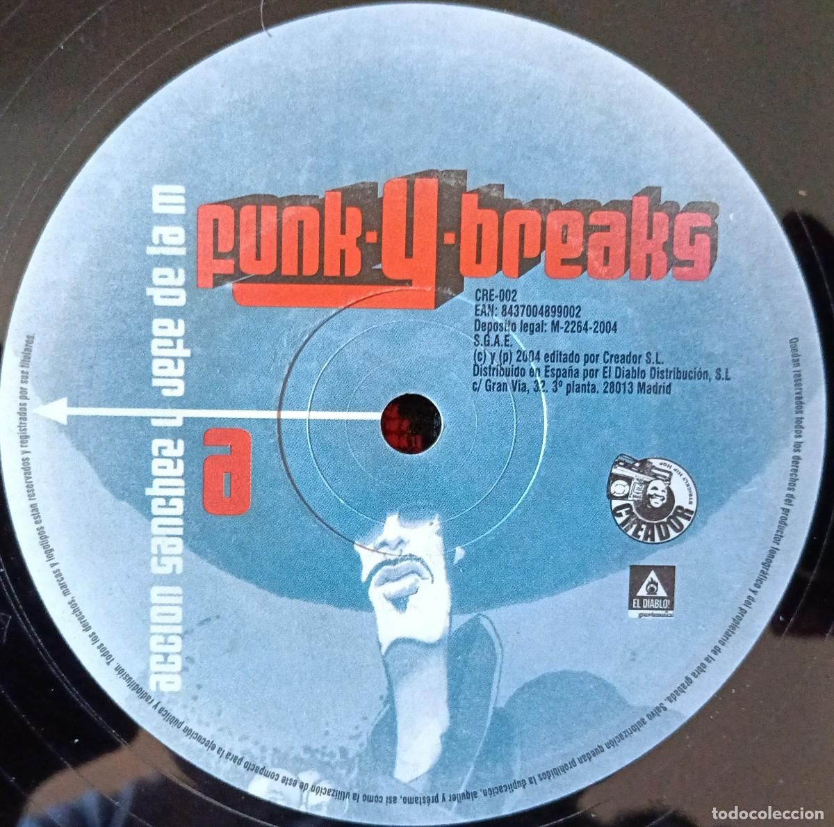 Discos de vinilo: Accion Sanchez & Jefe De La M ** Funk-y-Breaks ** VINILO LP 2004 (SIN PORTADA)