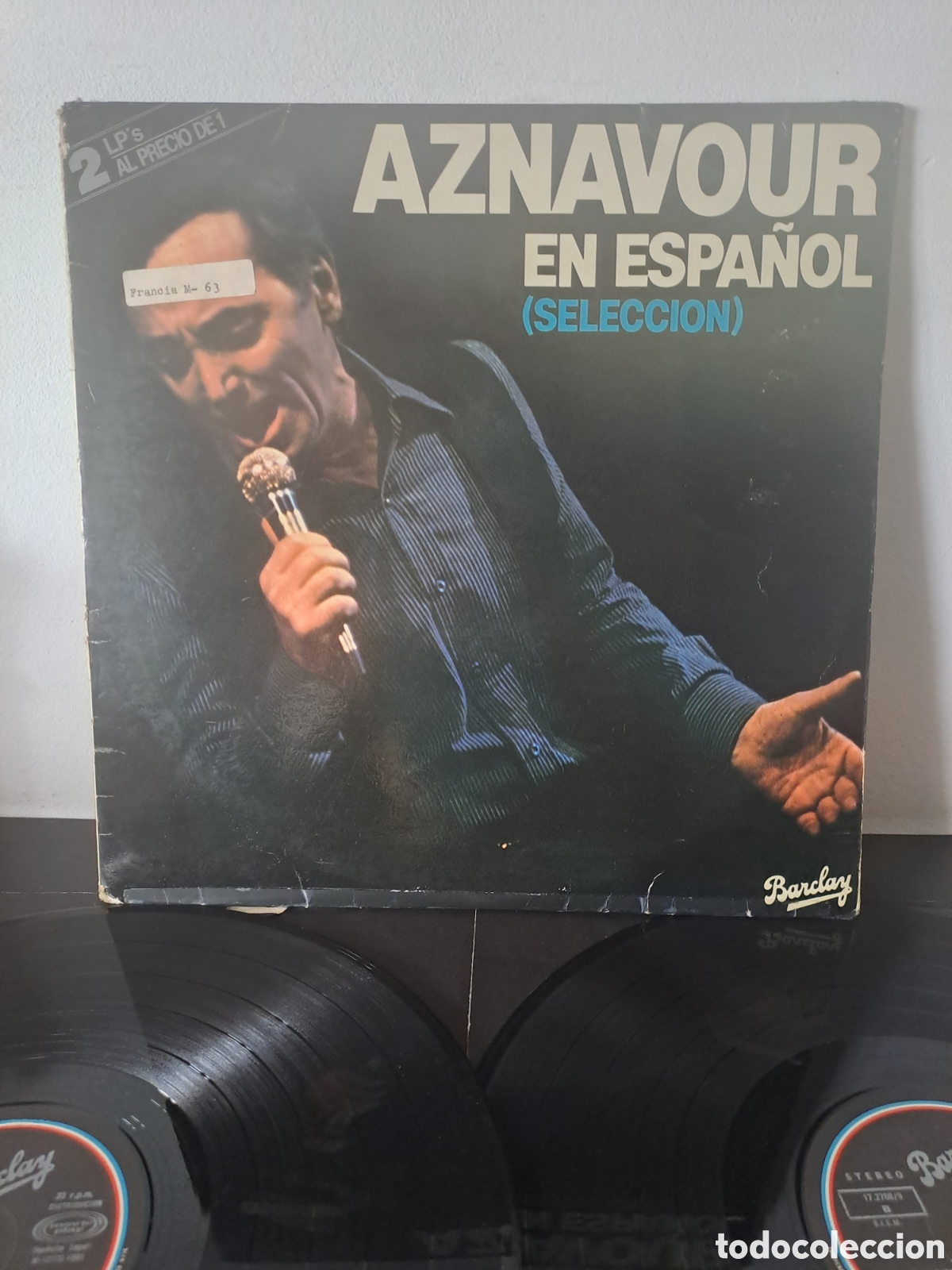 Vinyl-Schallplatten: Charles Aznavour Aznavour en espa&ntilde;ol (Selecci&oacute;n) / Lo mejor de Charles Aznavour en espa&ntilde;ol XX