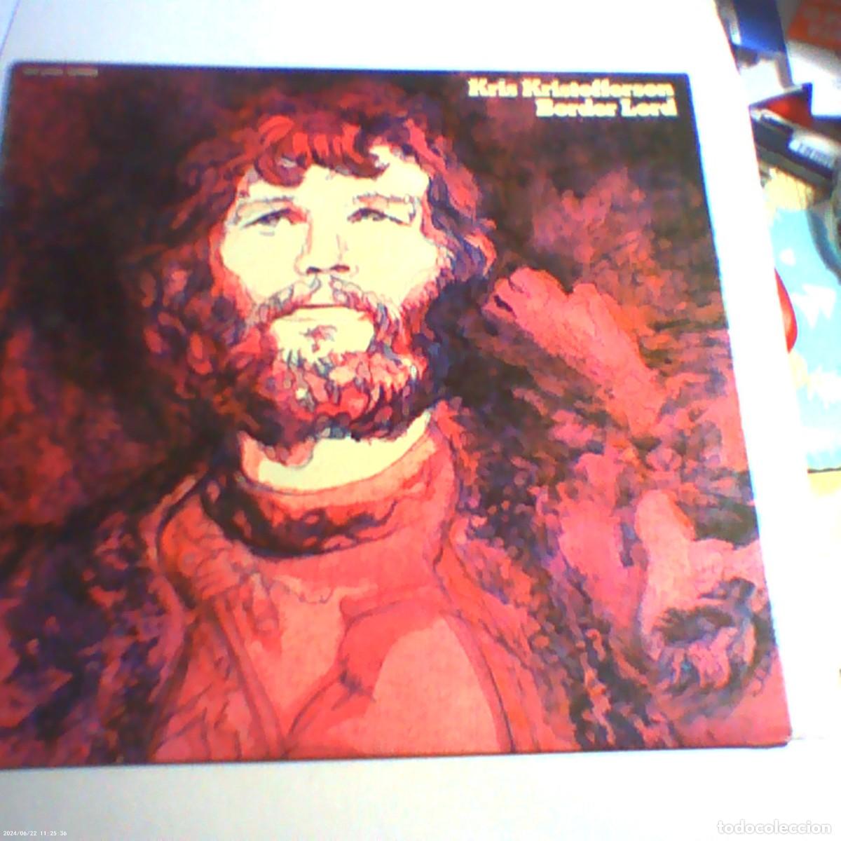 Discos de vinilo: lp kris kristofferson. border lord. monument 1975 spain (seminuevo)