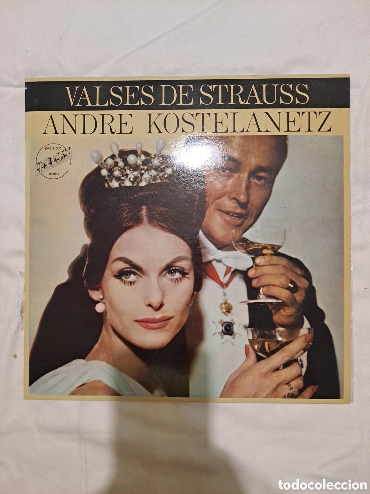 Discos de vinilo: Vinilo LP Valses de Strauss - Andr&eacute; Kostelanetz