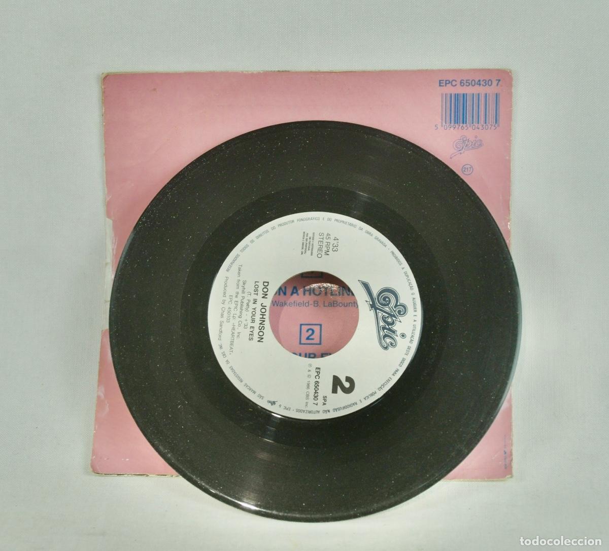 Discos de vinilo: Don Johnson - Voice on a hotline - Foto 3